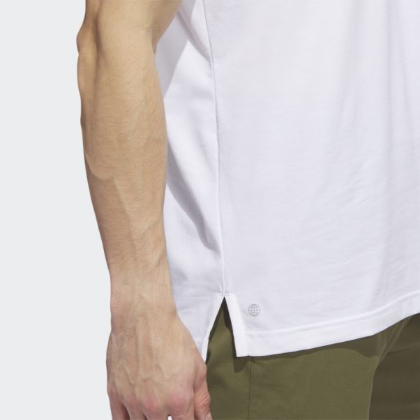 Go-to Polo Blanc Chiné Adidas