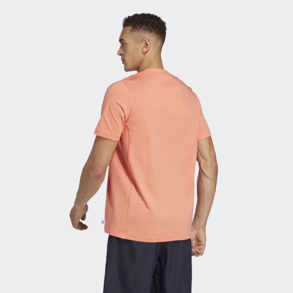 Adidas Coral Boston Marathon 2023 Made With Nature T-shirt De Course