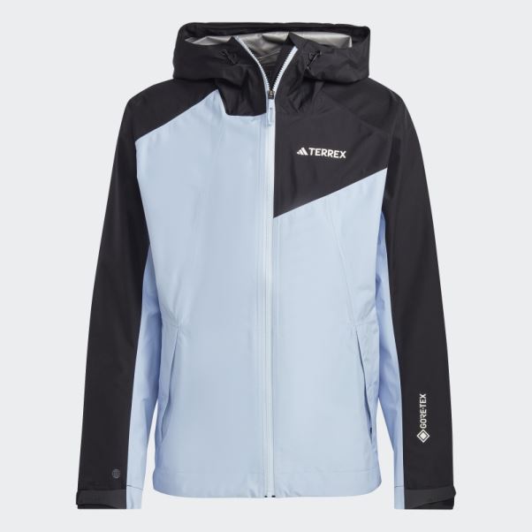 Veste De Pluie Adidas Terrex Xperior Gore-tex Paclite Bleu Aube