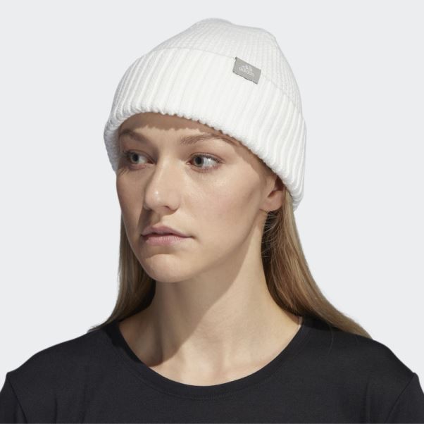 Bonnet à Rabat Façonné Adidas Blanc