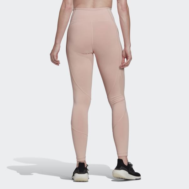 Collants D'entrainement Hyperglam Rose Vapeur Adidas