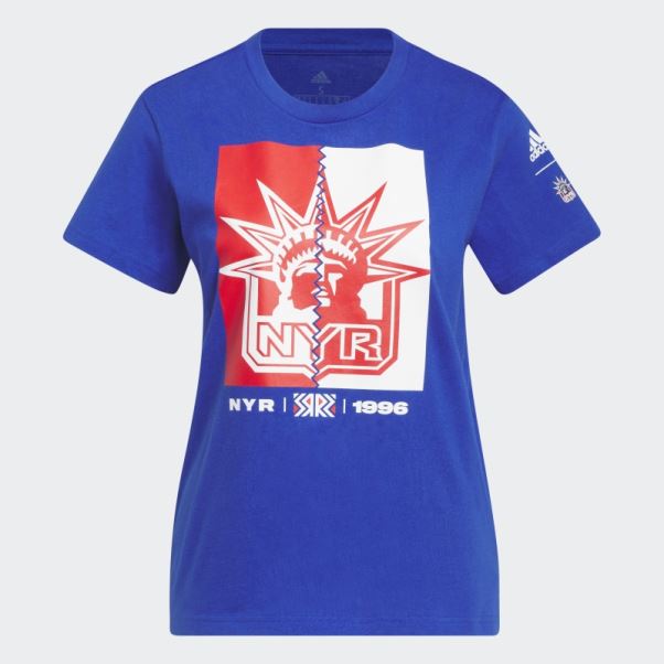 Tee Shirt Meneur De Jeu Adidas Rangers Bleu Royal