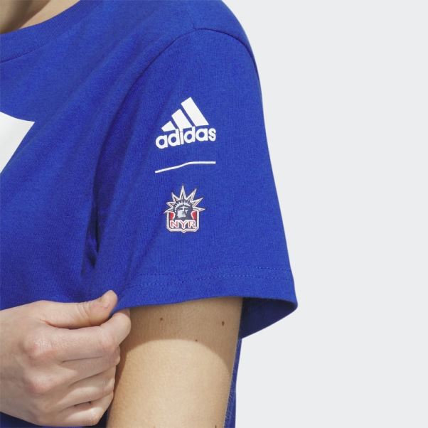 Tee Shirt Meneur De Jeu Adidas Rangers Bleu Royal
