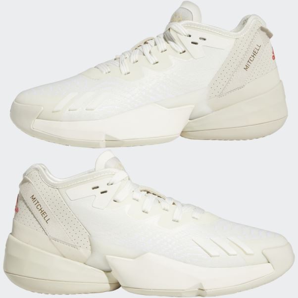 Enfiler. Numéro 4 Chaussures Adidas Blanc