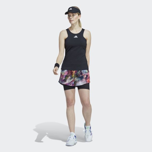 Adidas Melbourne Tennis Jupe Noir Chaud