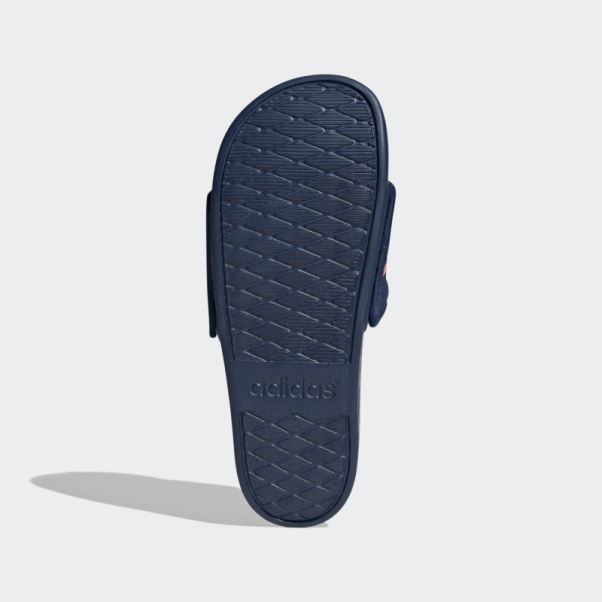 Claquettes De Confort Adilette Mystery Bleu Adidas