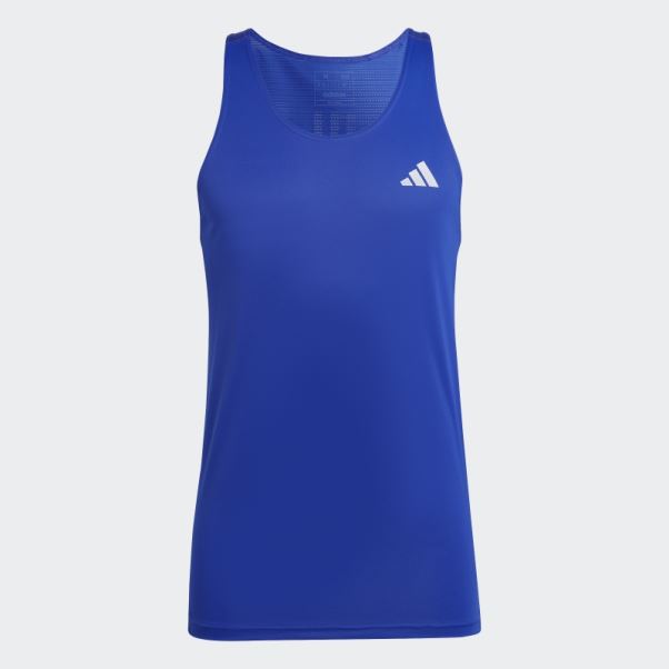 Posséder Le Maillot De Course Adidas Bleu