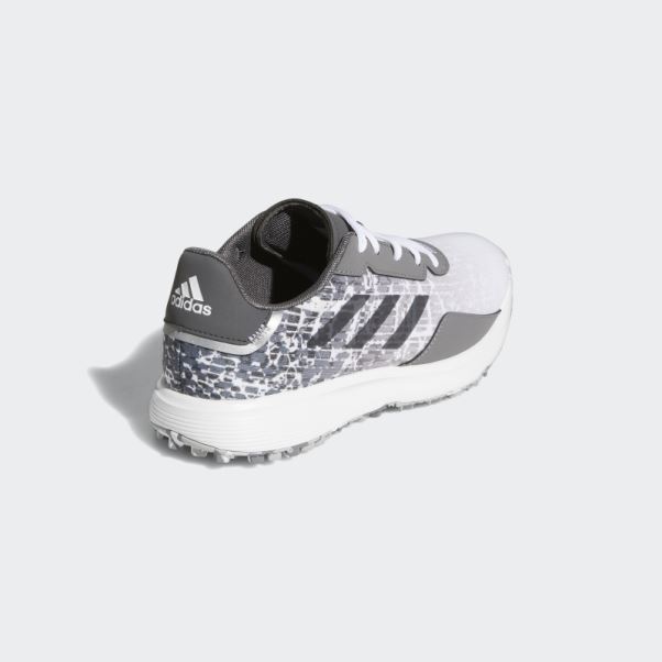 Chaussures De Golf Sans Crampons Adidas Juniors S2g Grises Mode