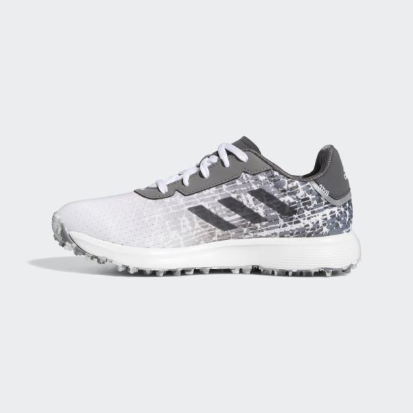 Chaussures De Golf Sans Crampons Adidas Juniors S2g Grises Mode