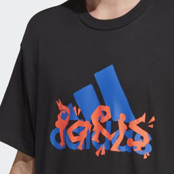 Adidas T-shirt Graphique Noir