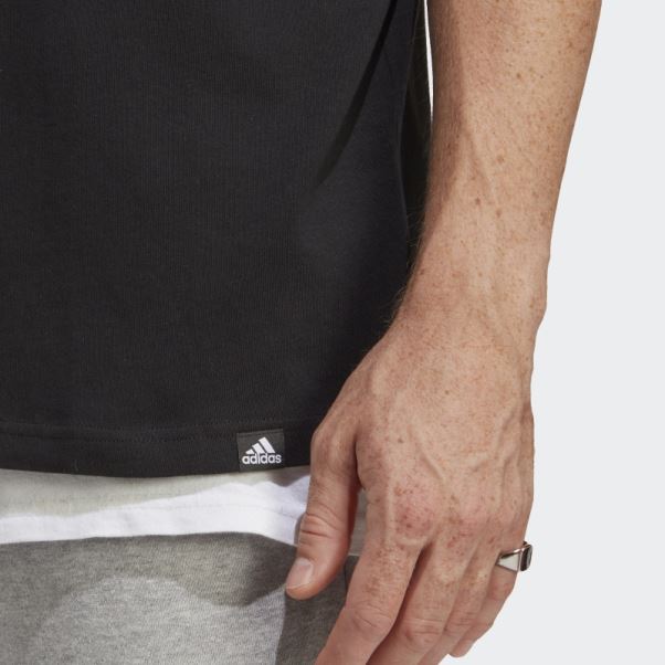 Adidas T-shirt Graphique Noir