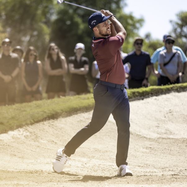 Pantalon De Golf Fuselé En Nylon Adidas Ultimate365 Tour Bleu Marine