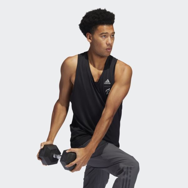 Débardeur D'entraînement Adidas Capable De Grandeur Noir
