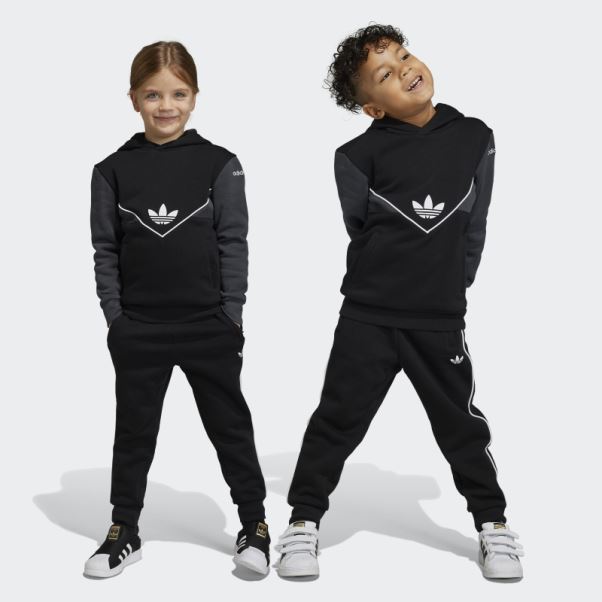 Adidas Adicolor Hoodie Ensemble Carbone