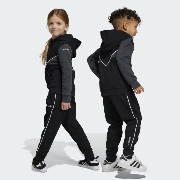 Adidas Adicolor Hoodie Ensemble Carbone