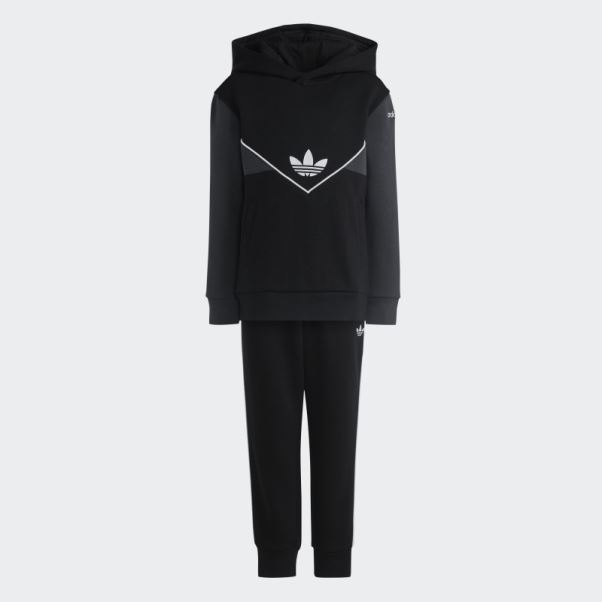 Adidas Adicolor Hoodie Ensemble Carbone