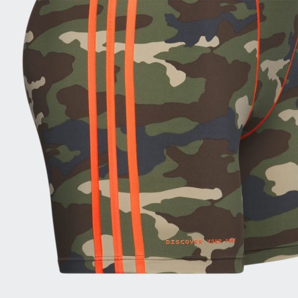 Adidas Short De Vélo 9 Pouces (taille Plus) Aop Camo
