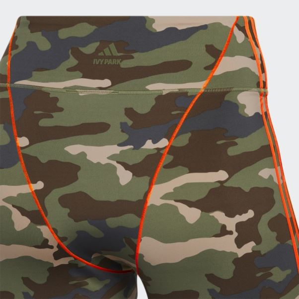 Adidas Short De Vélo 9 Pouces (taille Plus) Aop Camo