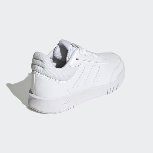 Adidas Tensaur Sport Training Chaussures à Lacets Blanches