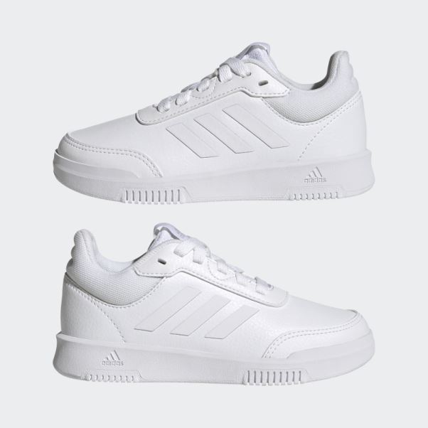 Adidas Tensaur Sport Training Chaussures à Lacets Blanches