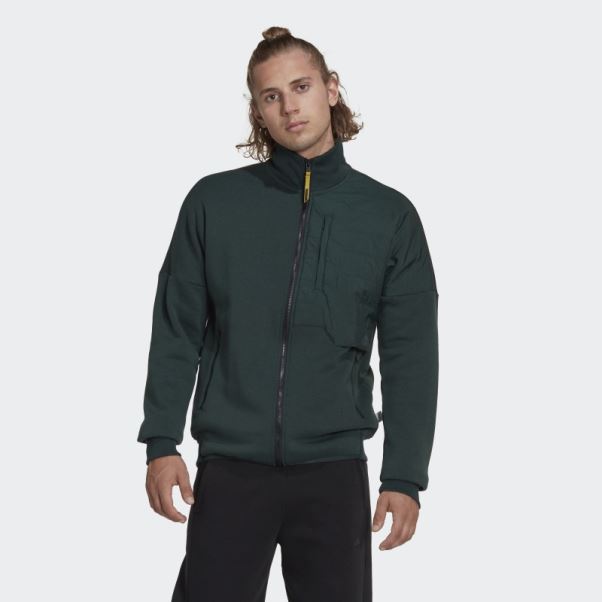 Haut De Survêtement Adidas 4cmte Vert