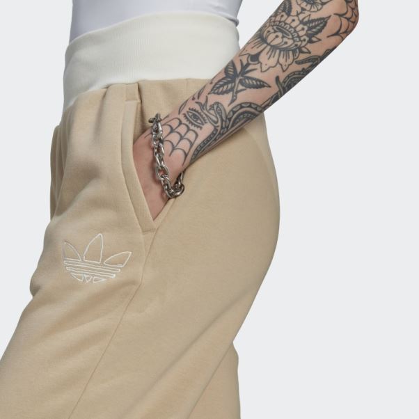 Pantalon De Jogging Resserré Adidas Beige