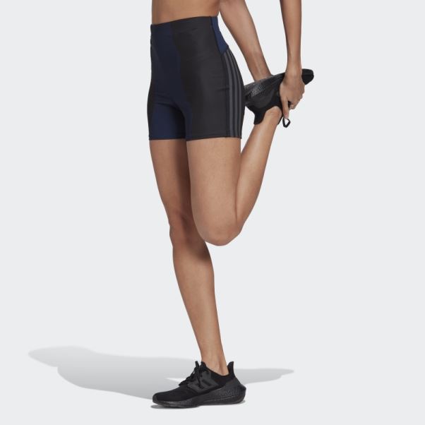 Bleu Marine Adidas Marimekko Run Icon Short Cycliste
