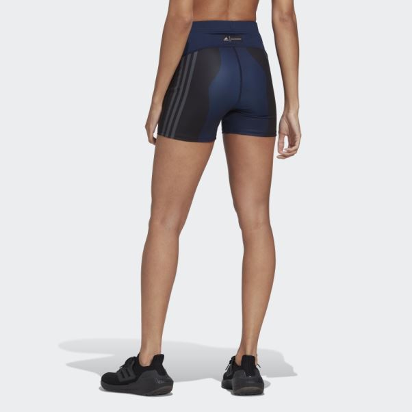 Bleu Marine Adidas Marimekko Run Icon Short Cycliste