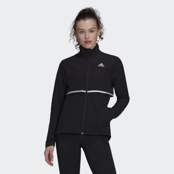 Adidas Possède La Veste Soft Shell Run Noir