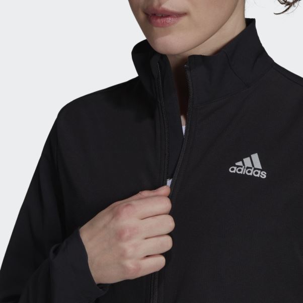 Adidas Possède La Veste Soft Shell Run Noir
