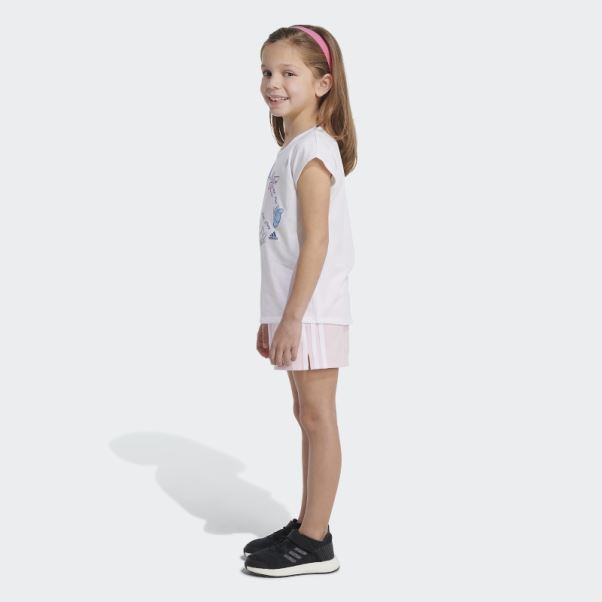Ensemble Short En Coton éponge Blanc Adidas