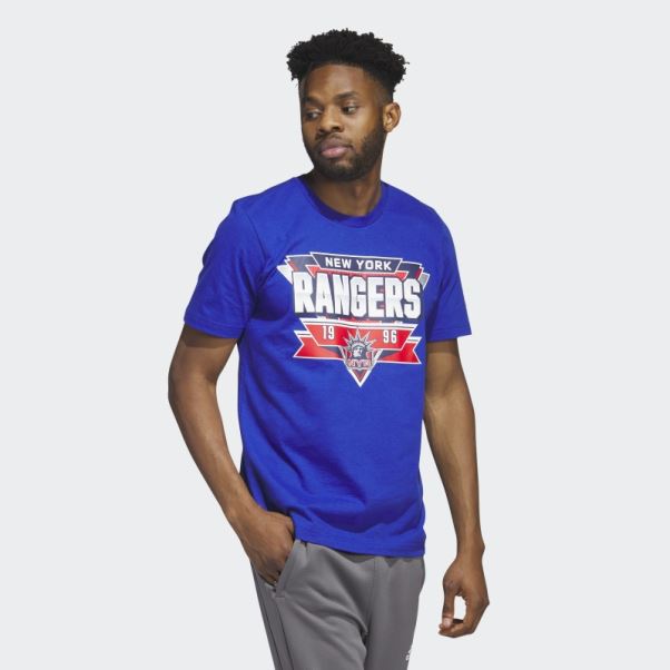 Tee Shirt Meneur De Jeu Rangers Bleu Royal Adidas