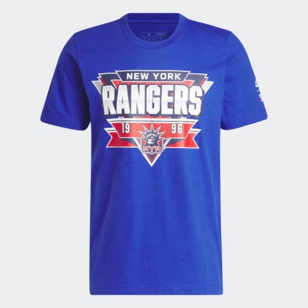 Tee Shirt Meneur De Jeu Rangers Bleu Royal Adidas