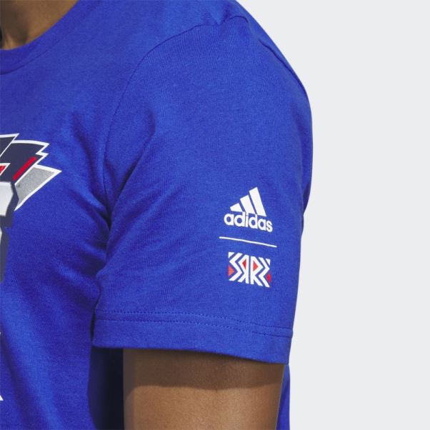 Tee Shirt Meneur De Jeu Rangers Bleu Royal Adidas