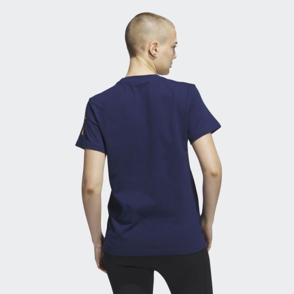 Tee Shirt Adidas Panthers Meneur De Jeu Bleu Marine
