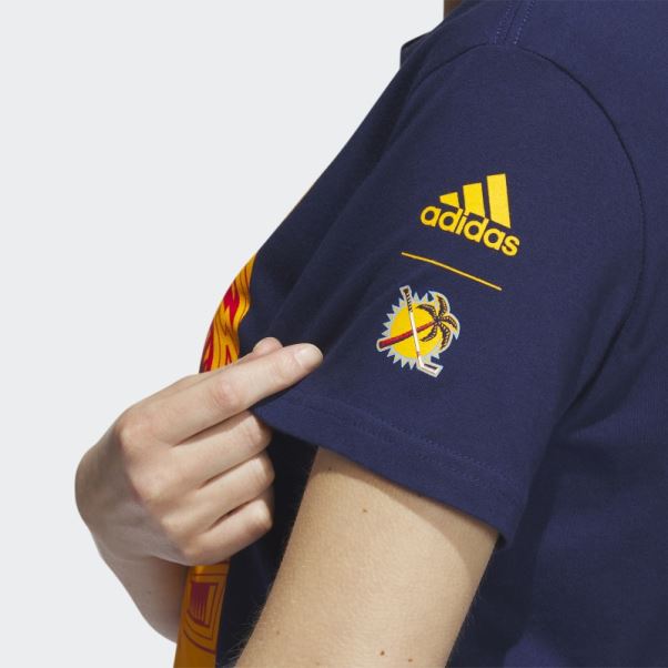 Tee Shirt Adidas Panthers Meneur De Jeu Bleu Marine
