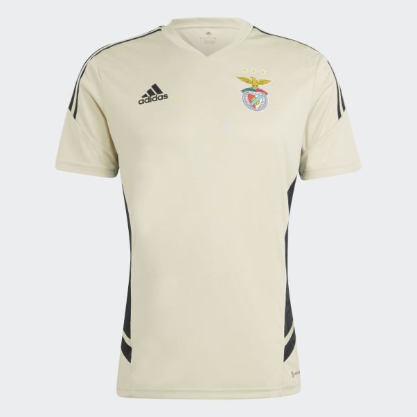 Maillot D'entrainement Benfica Condivo Beige Sable Adidas