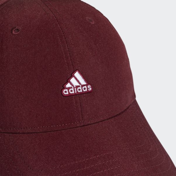 Casquette Papa En Nylon Froissé Rouge Adidas