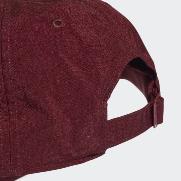 Casquette Papa En Nylon Froissé Rouge Adidas
