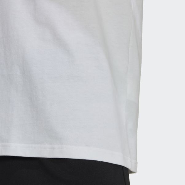 T-shirt Logo Adidas Football Blanc