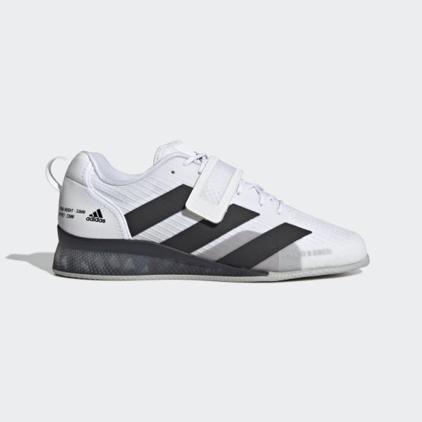 Chaussures D'haltérophilie Adipower 3 Adidas Blanc