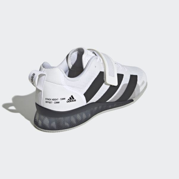 Chaussures D'haltérophilie Adipower 3 Adidas Blanc