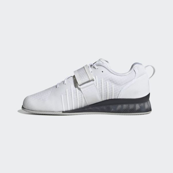 Chaussures D'haltérophilie Adipower 3 Adidas Blanc