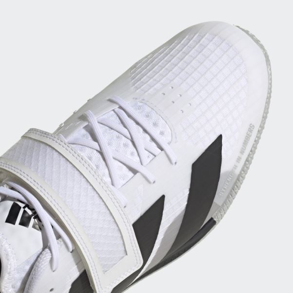 Chaussures D'haltérophilie Adipower 3 Adidas Blanc