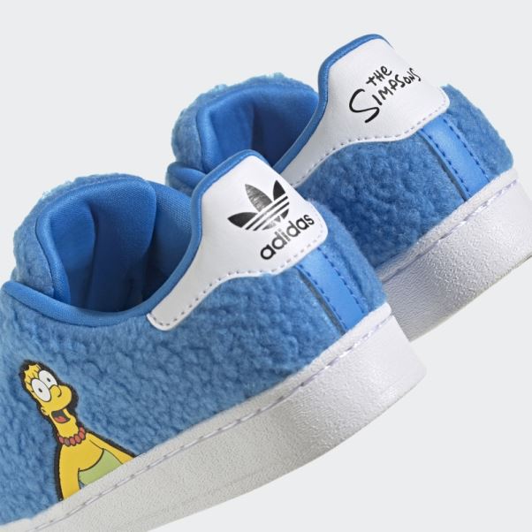 Adidas Simpsons Marge Superstar Chaussures Blanches