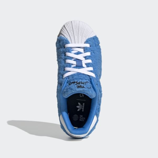 Adidas Simpsons Marge Superstar Chaussures Blanches