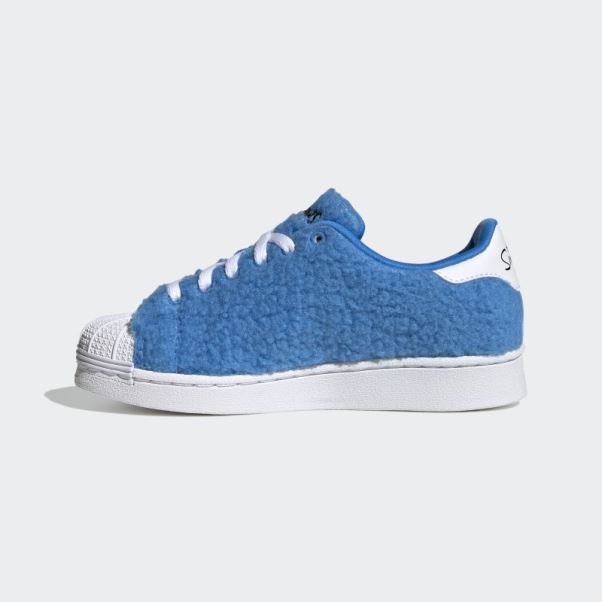 Adidas Simpsons Marge Superstar Chaussures Blanches