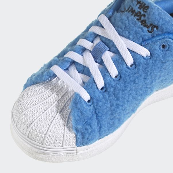 Adidas Simpsons Marge Superstar Chaussures Blanches