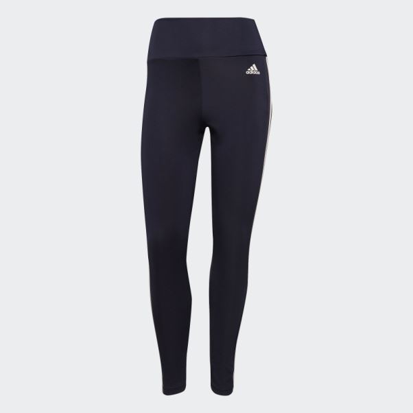 Legging Sport Taille Haute 3 Bandes 7/8 à Encre Adidas Conçu Pour Bouger