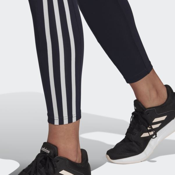 Legging Sport Taille Haute 3 Bandes 7/8 à Encre Adidas Conçu Pour Bouger